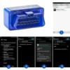 OBD 2 ELM327 Car Detector Bluetooth-compatible Interface V2.1 V1.5 OBD2 II Diagnostic Tool ELM 327 Work for Android Torque/PC 6