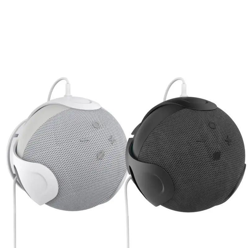 

Wall-mounted Smart Speaker Holder ForEcho Dot 4th Generation Space Saving Speaker Bracket With Built-in Cable Management