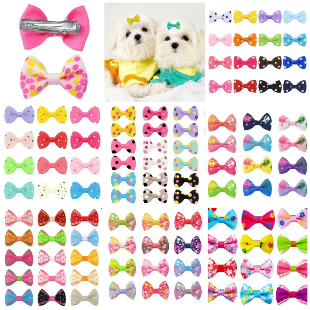 5/10/20Pcs Dot Pet Grooming Hair Clips Dog Cat Bows Hairpin Pet Girls Barrette for Small Dogs Supplies Pet Hair Grooming Acce 5/10/20Pcs Dot Pet Grooming Hair Clips Dog Cat Bows Hairpin Pet Girls Barrette for Small Dogs Supplies Pet Hair Grooming Acce