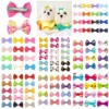 5/10/20Pcs Dot Pet Grooming Hair Clips Dog Cat Bows Hairpin Pet Girls Barrette for Small Dogs Supplies Pet Hair Grooming Acce