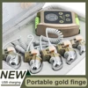 New Microcurrent Golden Finger EMS Beauty Machine Gravitational Diamond Finger Face Lifting Body massager 1