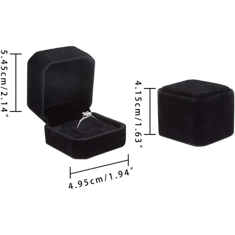 24Pz Scatole Piccole Regalo per Gioielli, Scatola ad Anelli, Scatoline
