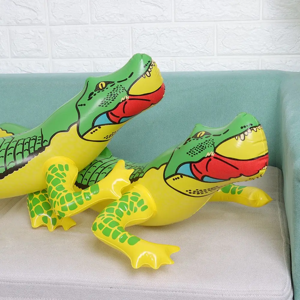 2Pcs PVC Swimming Pool Funny Water Toys Blow Up Crocodile Toy Inflatable Toys Inflatable Crocodile Alligator Balloon 5
