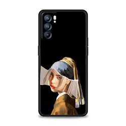 Artistic David and Mona Lisa Phone Case - Elegant Design Cover for Oppo Reno8Pro (A1)