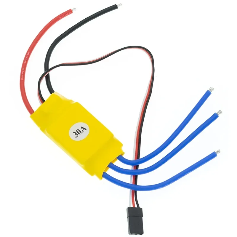 ESC 30A pour drone RC, contrôleur de vitesse 2-3S LiPo, BEC 2A