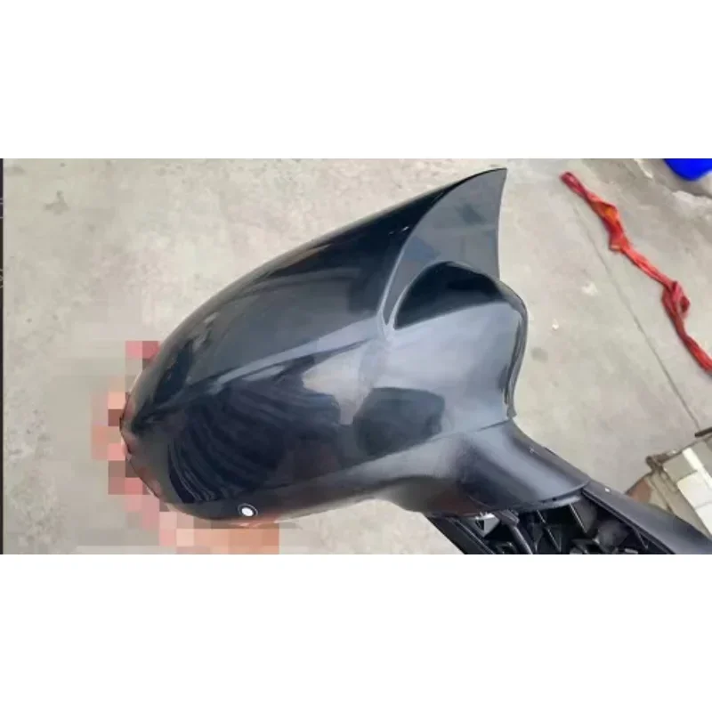 Coprispecchietti Fiat 500 Neri - Calotte Specchietto Laterale In ABS Lucido, 2007-2020