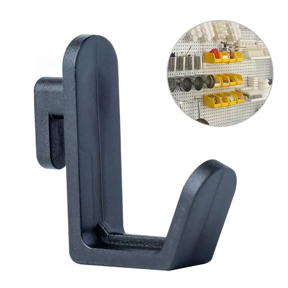 

1/10Pcs Hardware Tool Hole Board Hook Wall Mount Storage Rack Organizer Pegboard Hook Utility Locking Kit J Shape Oblique Hanger