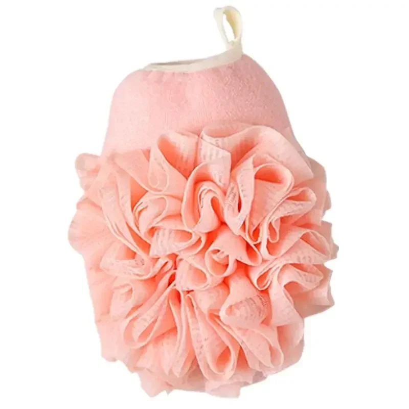 1pc Double Sides Portable Bath Gloves Body Scrubber Shower Exfoliating Sponge Body Cleaning Brush Massage Mesh Bathing Tool 5