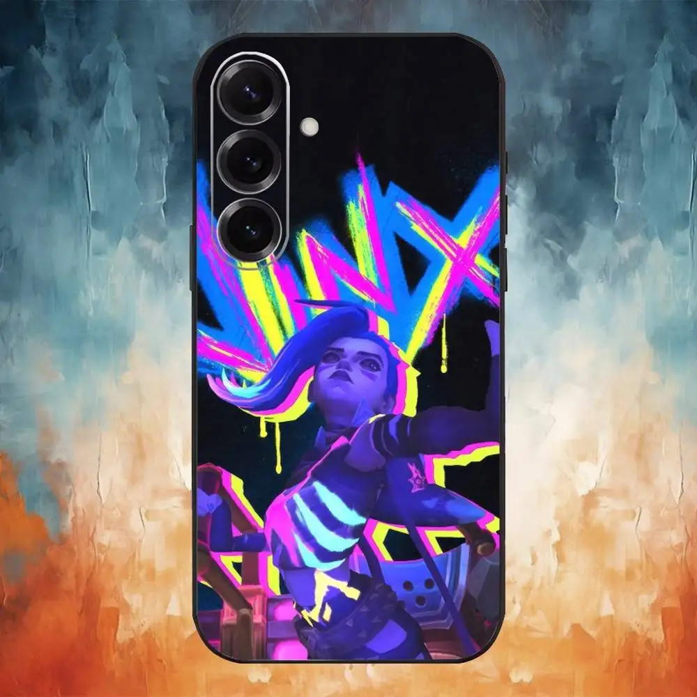 Arcane Jinx Soft Black Phone Case