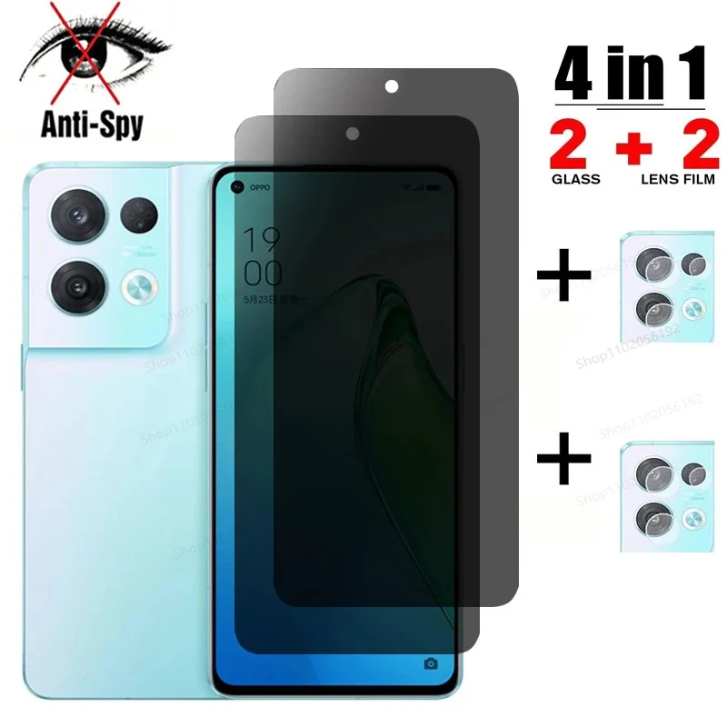 Tempered Glass Screen Protector Oppo Find 5 Anti Spy Tempered Glass