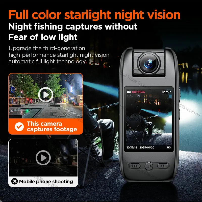 Yescool S6 Outdoor high-definition sports camera Portable anti-shake video cam Starlight night vision Short video Tok recorder 6
