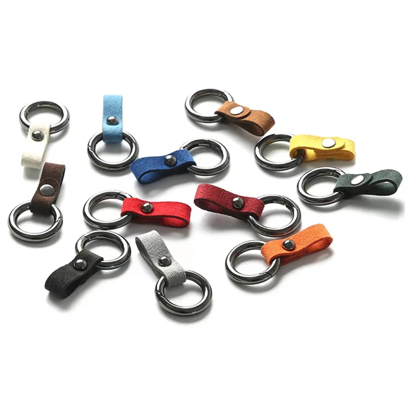 Car Keychain for Mercedes Bmw Audi Tesla Peugeot Mazda Mini Fiat Hyundai  Alcantara Fabric Car Keys Replacement Parts Accessory - AliExpress