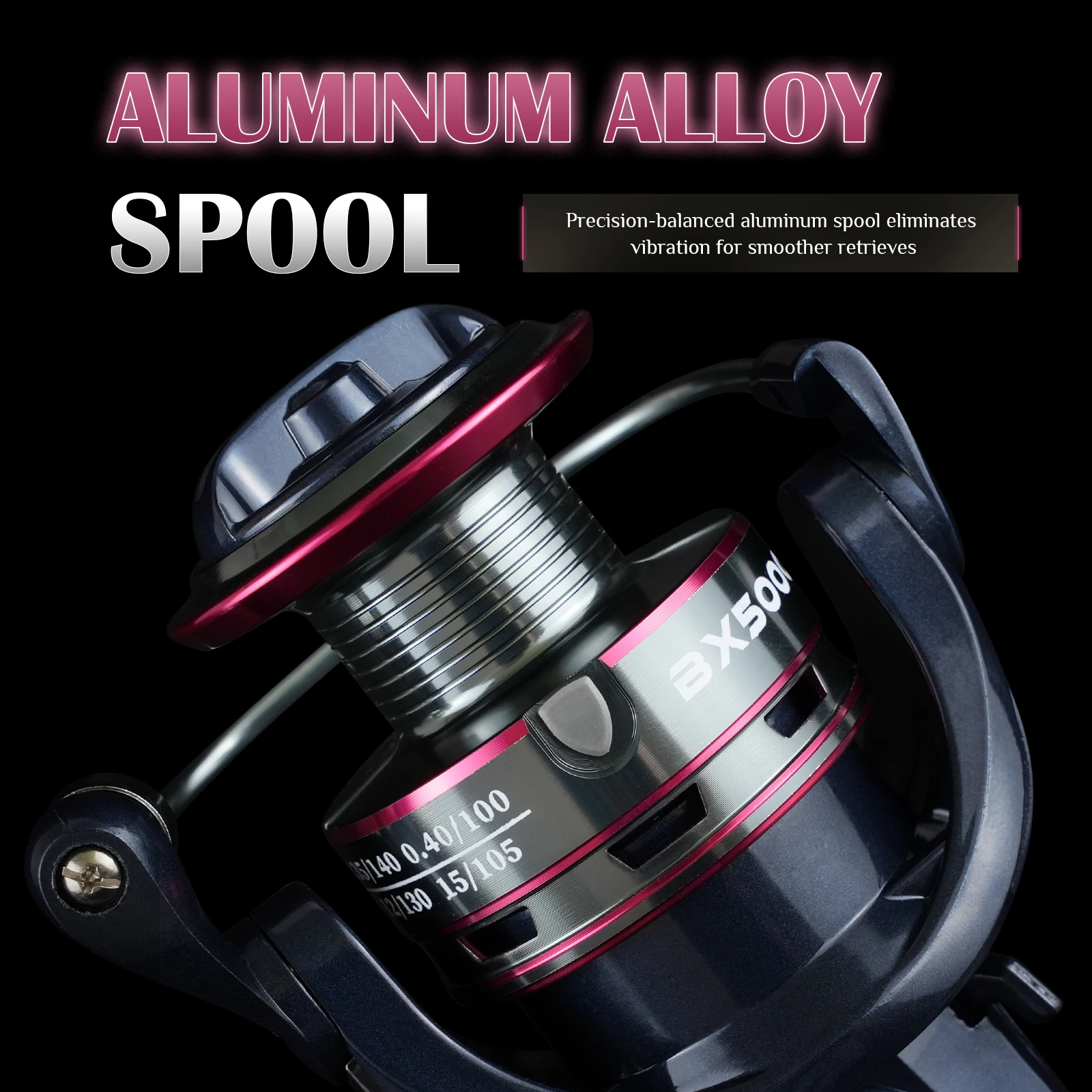 Fishing Reel 1000-7000 Spinning Reel Stainless Steel Bearing 8KG Max For Sea Carp