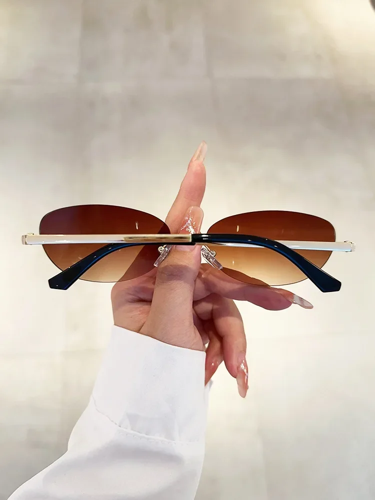 Luxury Cat Eye Sunglasses - Vintage Punk Womens Shades UV400