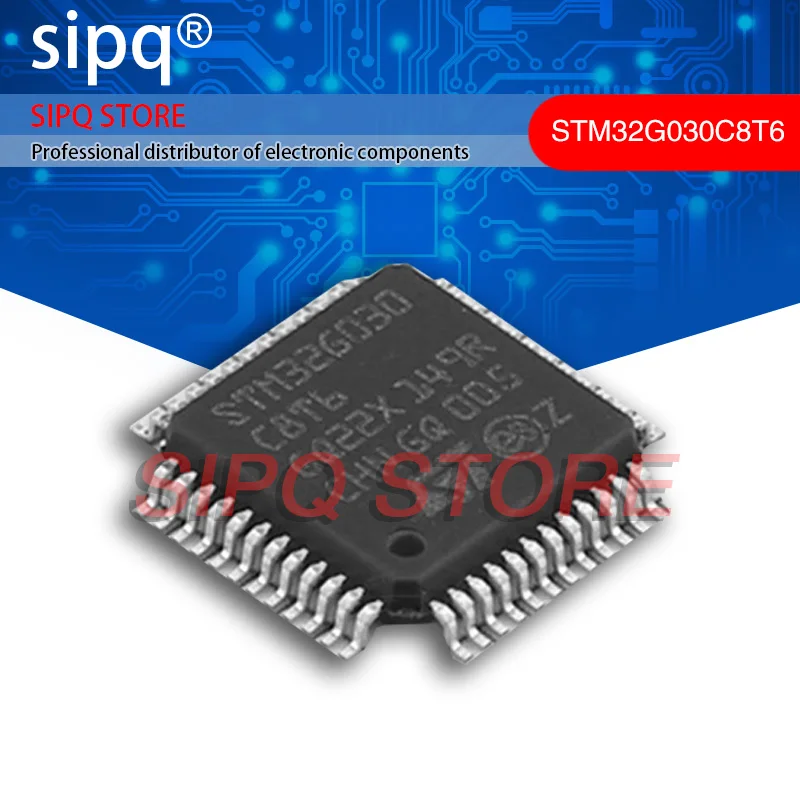 

10 шт./партия STM32G030C8T6 64 КБ 2 В ~ 3,6 В ARM Cortex-M0 8 КБ 64 МГц FLASH 44 LQFP-48(7x7) MCU новый оригинальный