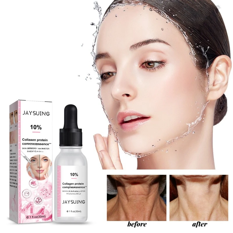 

Collagen Anti Wrinkle Serum Fade Dark Spots Fine lines Facial Anti Aging Firming Whiten brighten Face Essence Skin Care Products