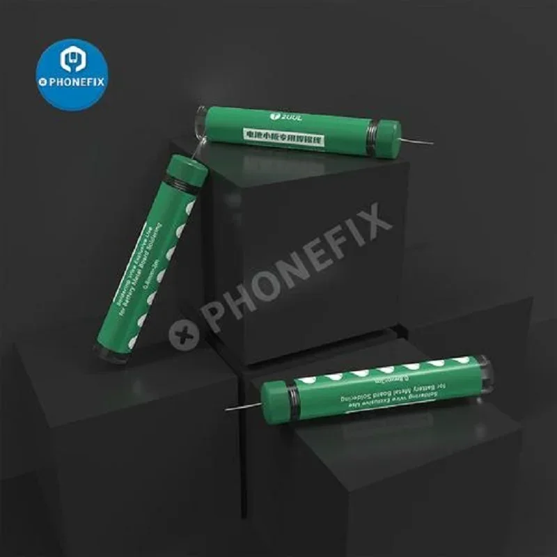 2UUL 납땜 와이어 3M 0.8mm 휴대 전화 금속 보드 배터리 납땜 수리 도구 필요 없음 스폿 용접 기계