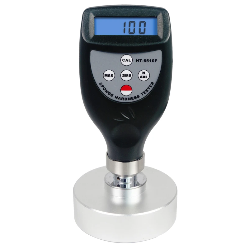 

Portable Foam Hardness Tester HT-6510F Used to Measure Soft Cellular Materials Durometer Shore Hardness Gauge Meter HT6510F