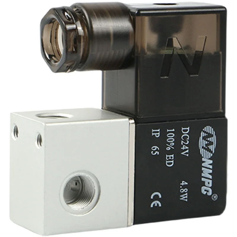 

NMPC Dispensing Machine Solenoid Valve 3V1-06 Air Compressor Vacuum Reversing Valve Two-position Three-way Aluminum Alloy