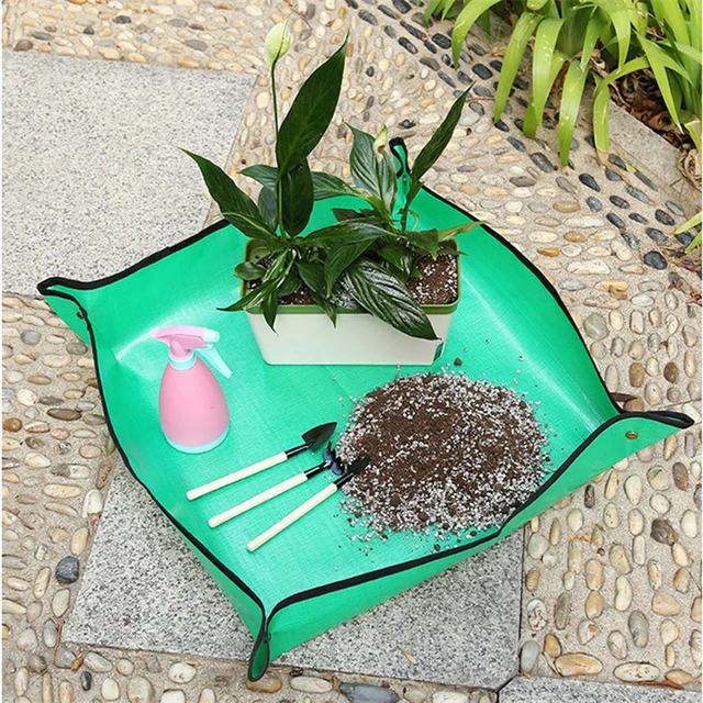 50-100 Cm-Es Ültetési Szőnyeg Újrafelhasználható Párna Növényi Újratervezés Szőnyegkerti Készletek Virág Edénytranszplantáló Szőnyegek Kertész Cserepes Pad