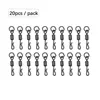 Carp Fishing Swivels Hair Ronnie Rig Connector Accessories Fishing Snap Hook Swivel For Carp Coarse Sleeve Terminal Tackle 20pcs 6