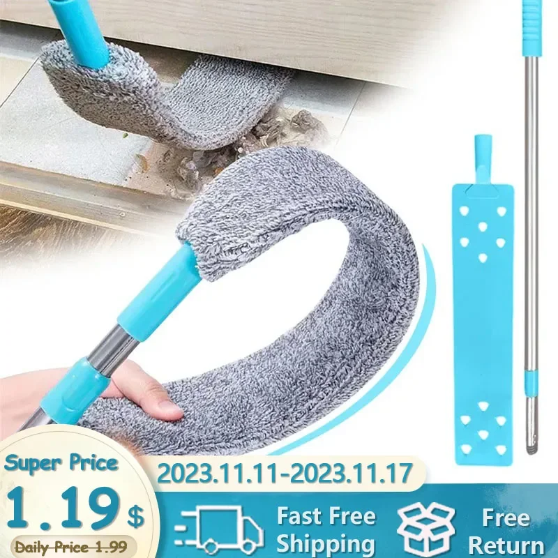 Dust Cleaning Brush Long Handle Mop Telescopic Duster Brush Gap Dust Cleaner Bedside Sofa Brush For Cleaning Dust Removal Brushes Home Cleaning Tool dust cleaning brush