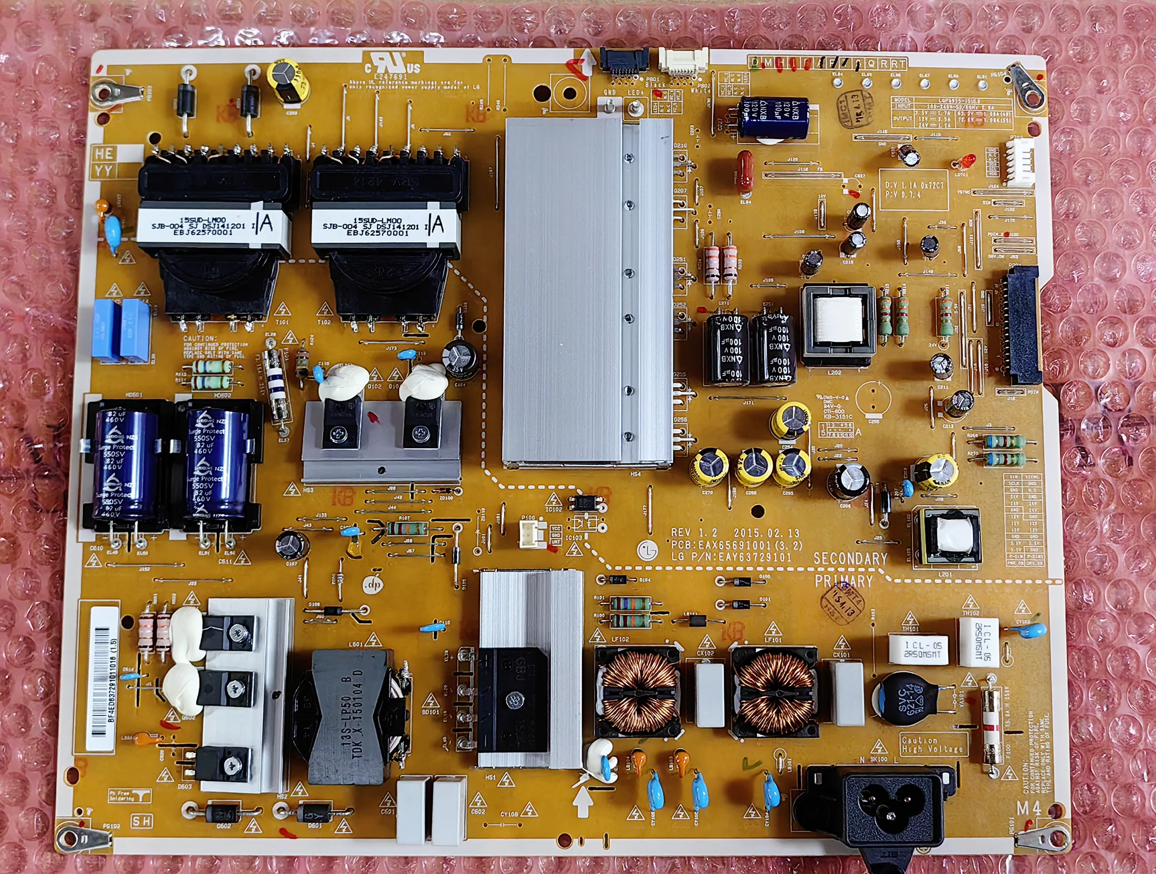 Carte D'alimentation Pour TV LG – EAX65691001 REV1.0 / EAY63729101, Occasion