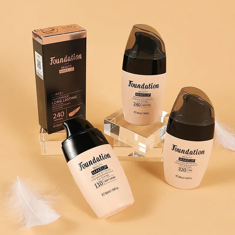 3 Color Natural Concealer Foundation Liquid 2