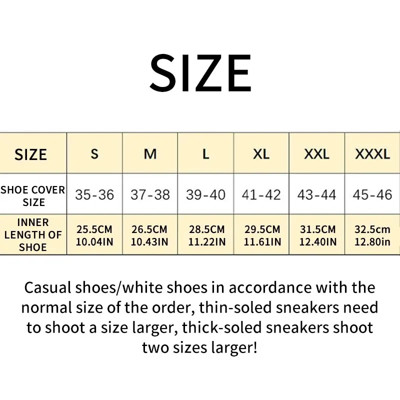 1 Pair Waterproof Shoe Covers, Non-slip Reusable Rain Snow Boots Women Men PVC Silicone Sole Overshoes Protectors In Rainy Days 6