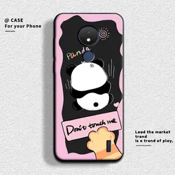 Panda Soft Silicone Couple Phone Case - Cute & Protective Cover for Nokia C200 (HS-C0038)