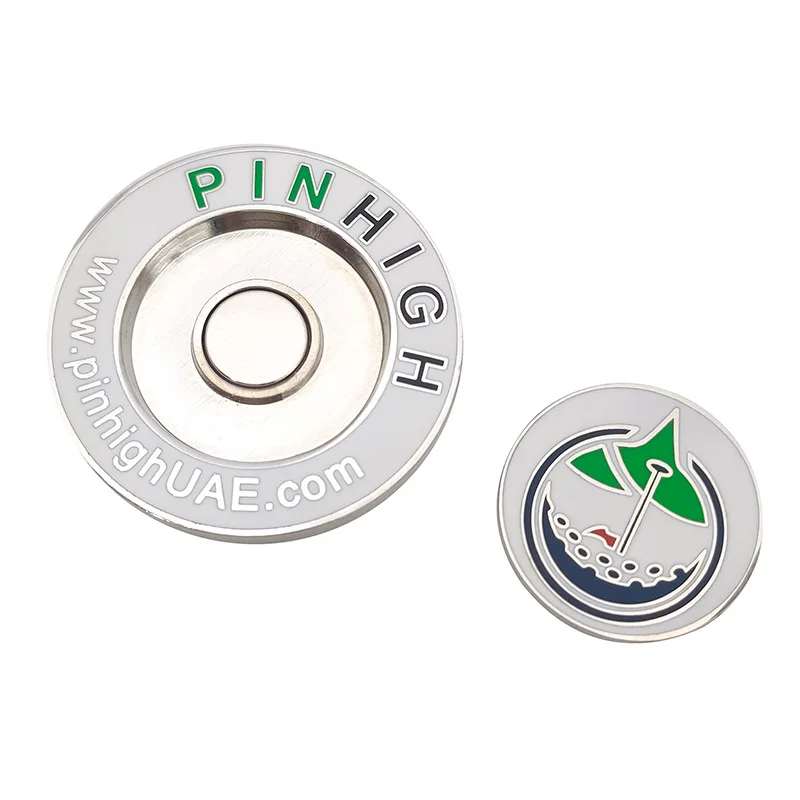 GolfmarkBlank Ball Markers Strong Magnetic Chips Metal Factory Mark40mm