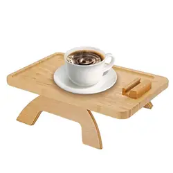 Couch Armrest Couch Arm Clip Table Portable Couch Cup Holder Portable Sofa Armrest Tray For Snacks Drinks Remote Control Coffee