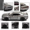 1/36 Dodge Challenger SRT Hellcat Toy Car RMZ CiTY Diecast Miniature Super Vehicle Model Pull Back Collection Gift For Boys Kid 5