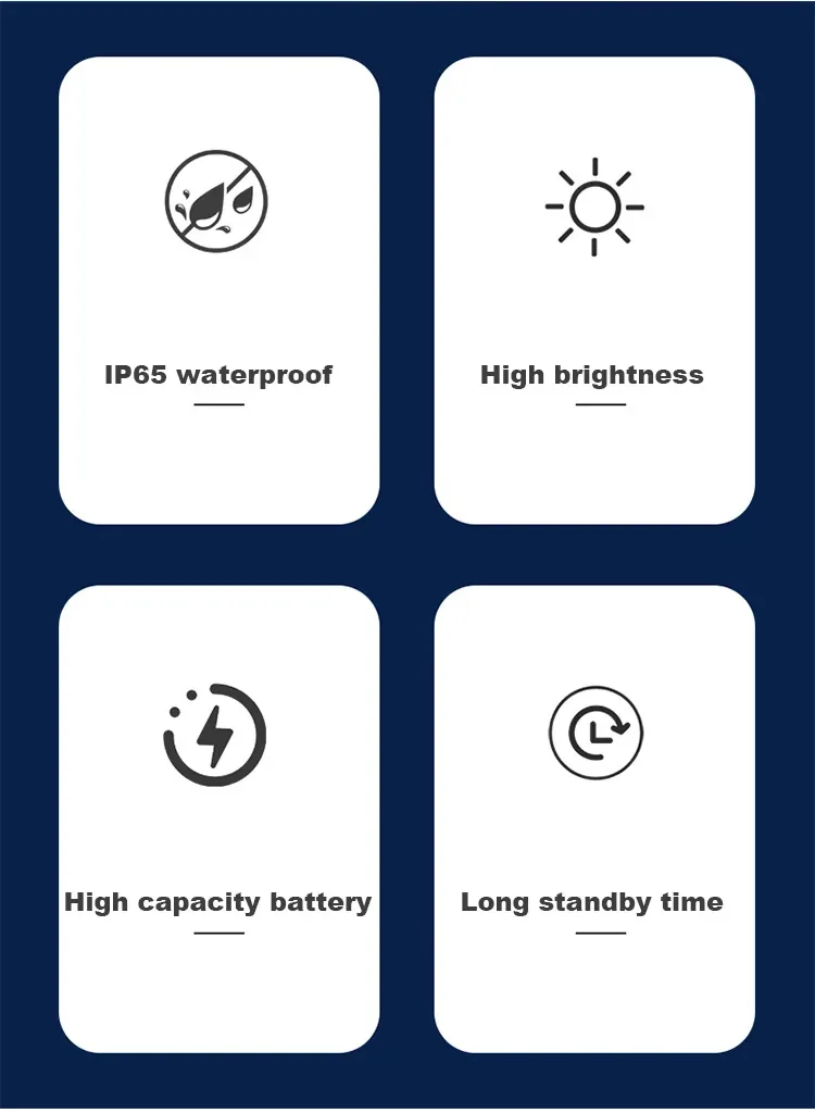 Description Picture 6 of itemSuper Bright Rechargeable Solar Flood Light 20000LM Outdoor Portable LED Reflector Spotlight Rechargeable Projector Floodlights