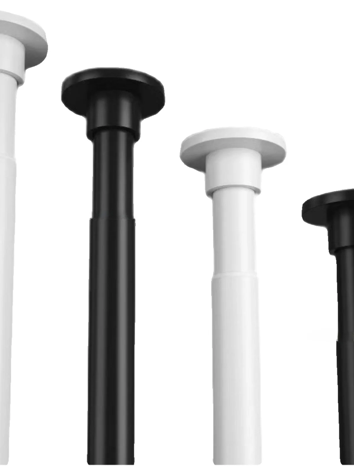 No-Drill Adjustable Single Rod Curtain Clothes Drng Rod Clothes Hanger Support Rod Easy Installation Roman ade Rod