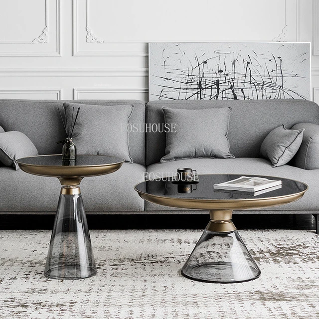 Nordic Glas Couch tisch für Haushalt Wohnzimmer Möbel Sofa