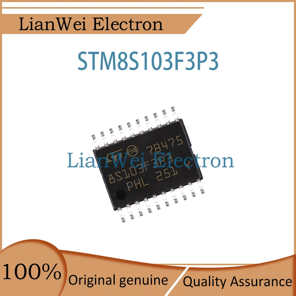 

STM8S103 8S103F3P3 STM8S103F3P3 IC MCU Chip TSSOP-20