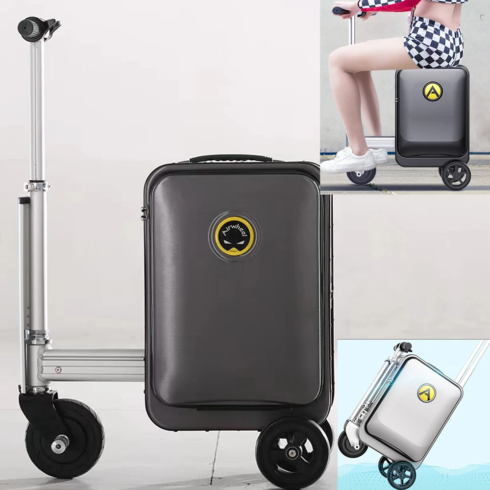 

Free Shipping Smart Rideable Suitcase 21L Lightweight Electric Luggage Scooter For Travel With Removable Power Bank Se3 S