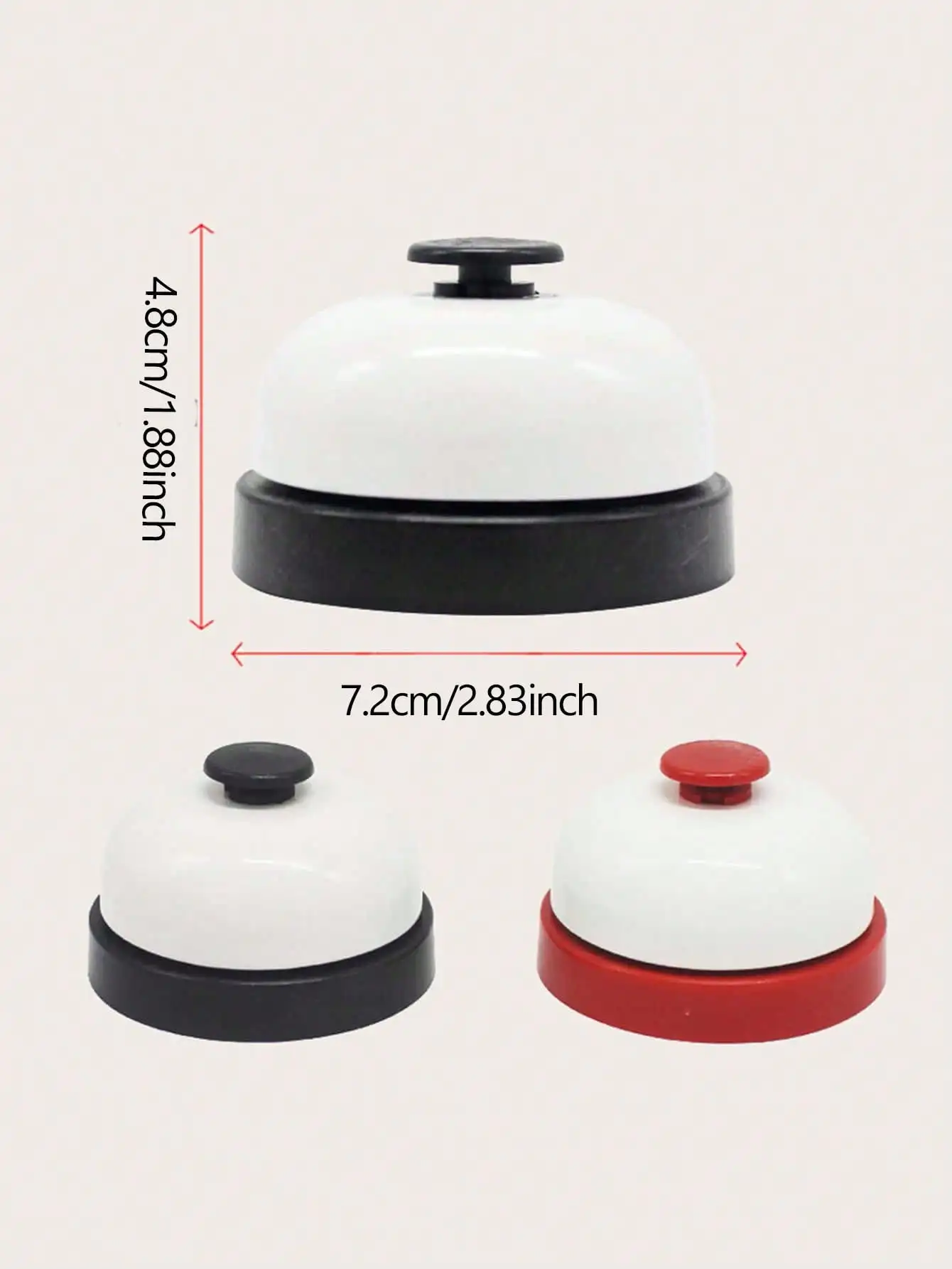 1pc Pet Interactive Bell Toy Dog Training Called Dinner Small Bell Puppy Feeding Reminder Solid Color Ring Teddy Dog Products