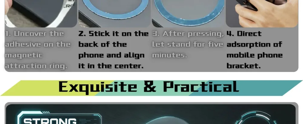 Phone Grip Holder with Adjustable