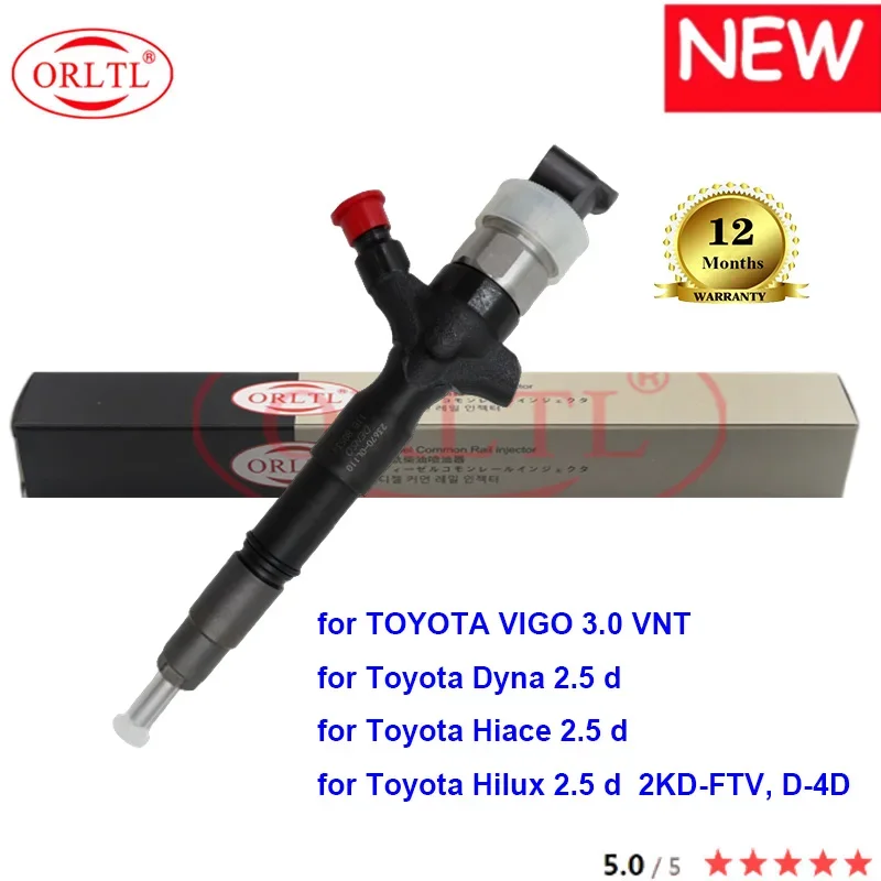 

Новый инжектор 295050-0810 295050-0811 295050-0812 295050-0813 DCRI300810 9729505-081 для TOYOTA Dyna Hiace Hilux VIGO 3,0 VNT