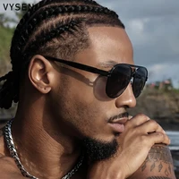 Lunettes de soleil oversize vintage ovales pour homme 2026 – Marque de luxe, style steampunk, pour la conduite en extérieur 3