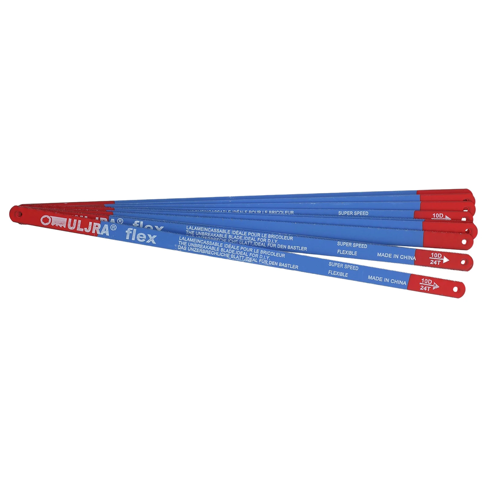 Hacksaw Blade 10pcs 14T/18T/24T Hand Saw Blades Set 300mm BiMetal M35 Stee Hacksaw Blade Multifunctional For Home DIY Wood Fast-Cutting Tool