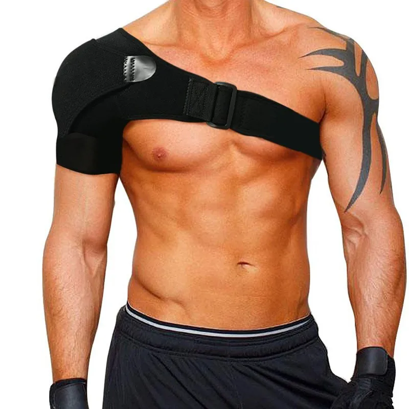 Adjustable Sports Shoulder Brace With Left/Right Universal Strap- Sports Support And Single Shoulder Compression 2