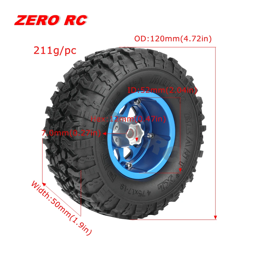 RCクローラーホイールハブ For Axial For SCX10 For TRX4 For TRX6 For