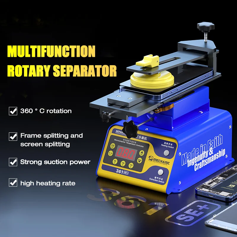 Mechanic 361SE+ Mobile Screen Separator Air Pump Maintenance Heating Table Screen Removal Machine Replacement Equipment