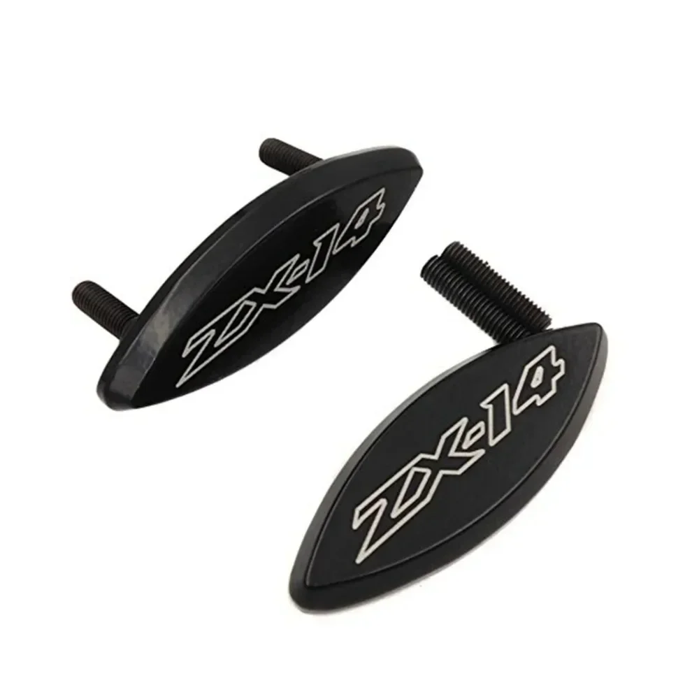 Rearview Mirror Block Off Plates – Fits Kawasaki Ninja ZX12R, ZX14