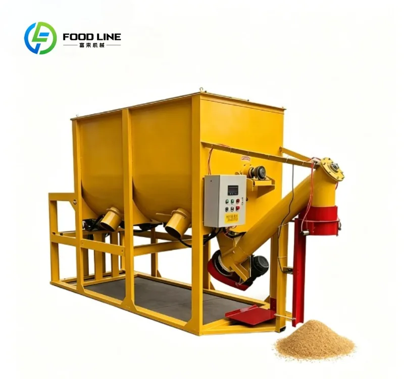 เครื่องผสมอาหารสัตว์ไฟฟ้า สำหรับฟาร์มขนาดใหญ่