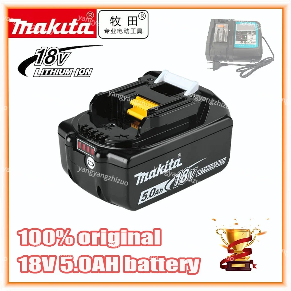 

Makita Original Lithium ion Rechargeable Battery 18V 5000mAh 18v drill Replacement Batteries BL1860 BL1830 BL1850 BL1860B