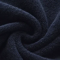 Serviettes de bain en coton noir, couverture 34x74cm/70x140cm, serviette de bain brodée de qualité hôtelière pour adultes, cadeau de noël, 1/5/10 pièces 2